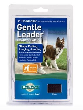 PetSafe Gentle Leader Black No-Pull Dog Headcollar
